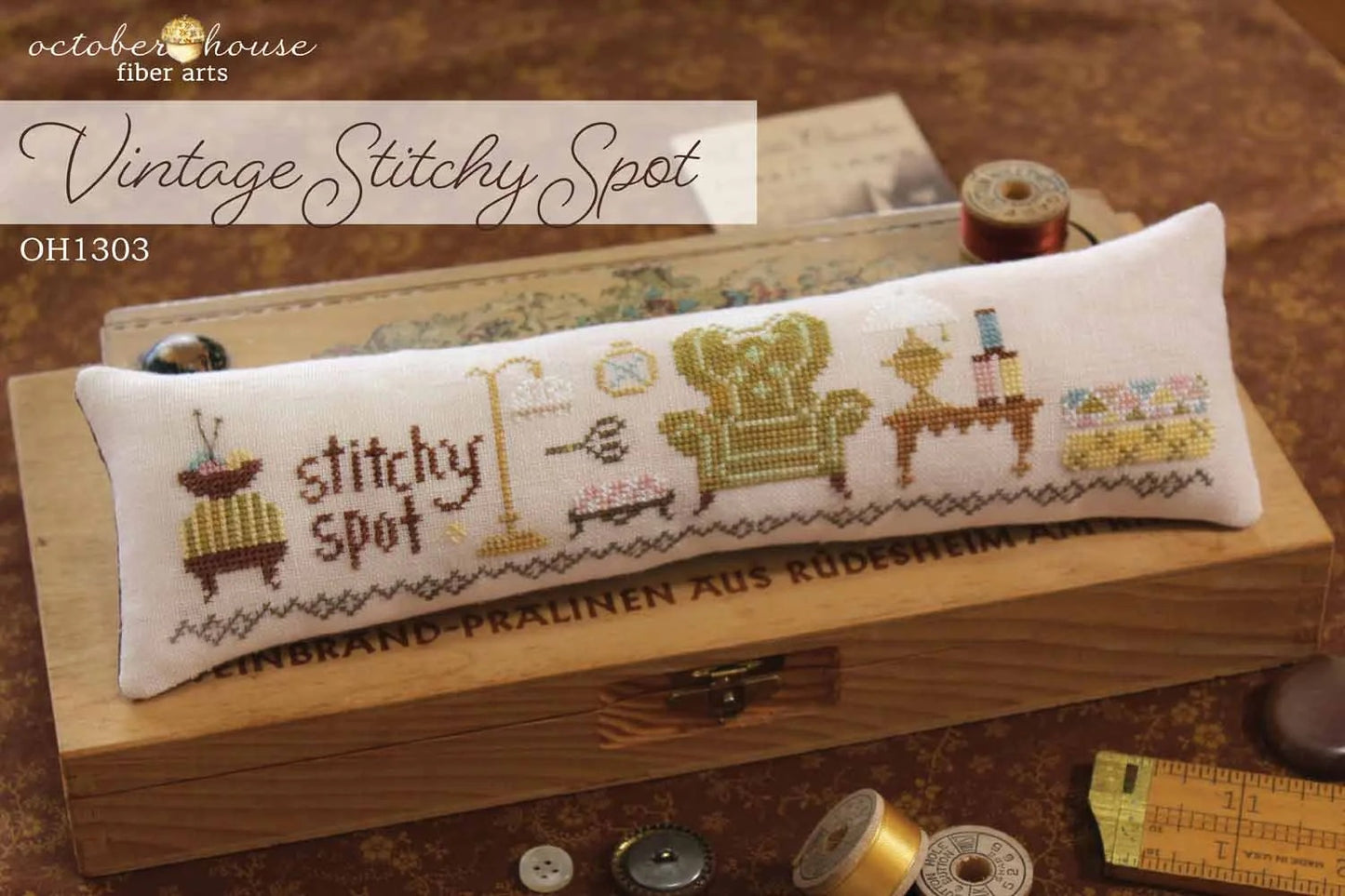Vintage Stitchy Spot - October House Fiber Arts