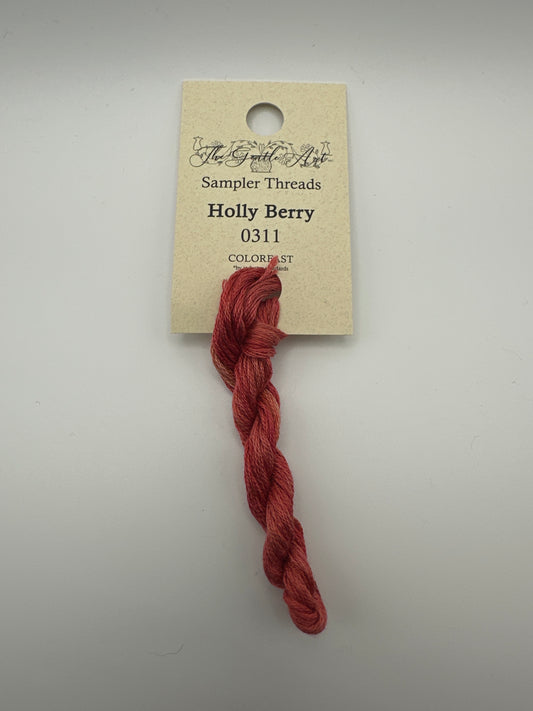 The Gentle Art Sampler Threads Holly Berry