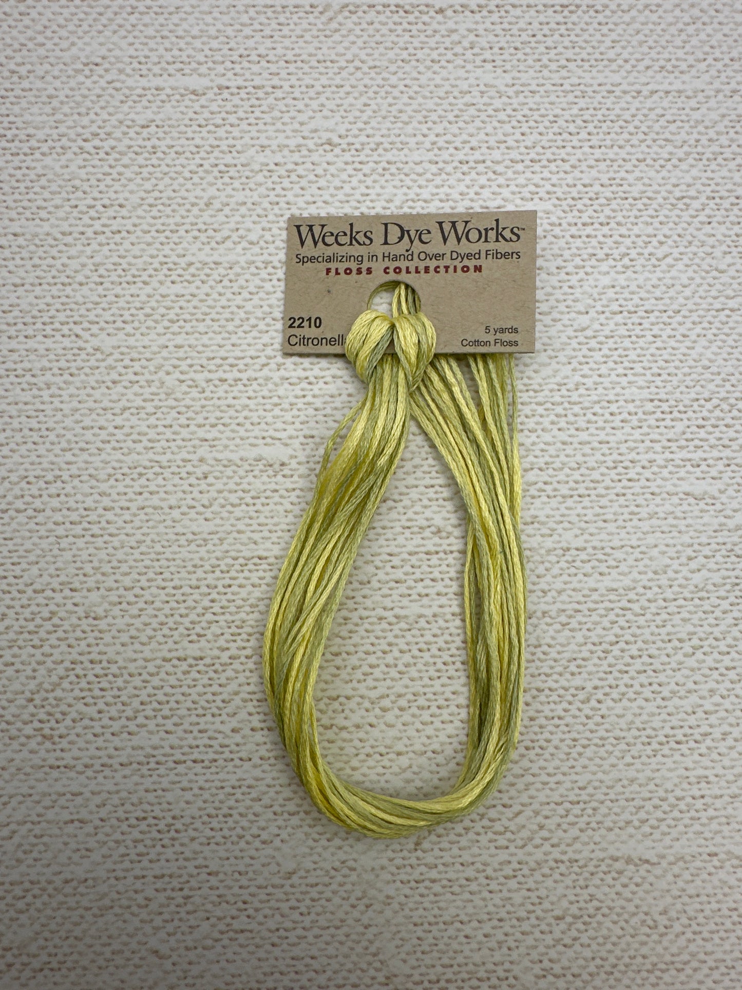 Weeks Dye Works Floss Citronella