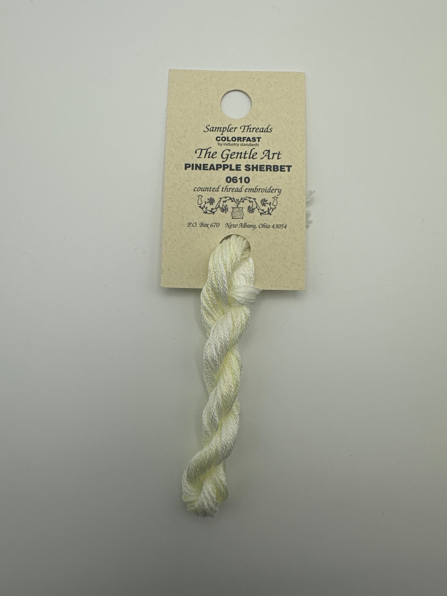 The Gentle Art Sampler Threads Pineapple Sherbert