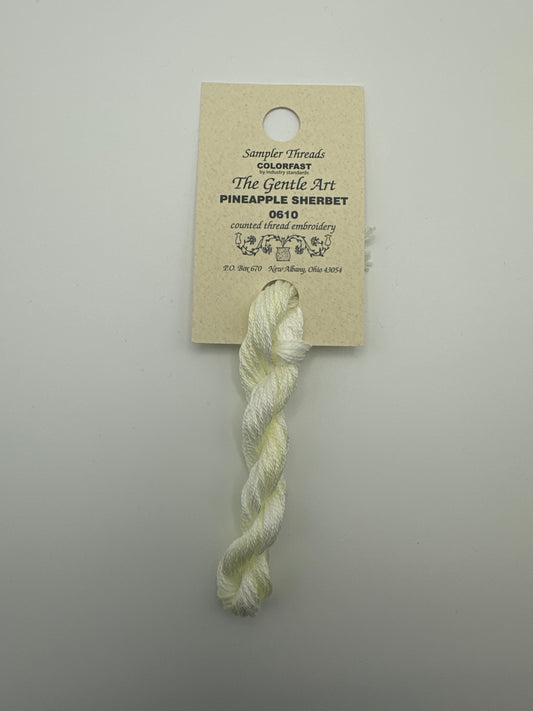 The Gentle Art Sampler Threads Pineapple Sherbert