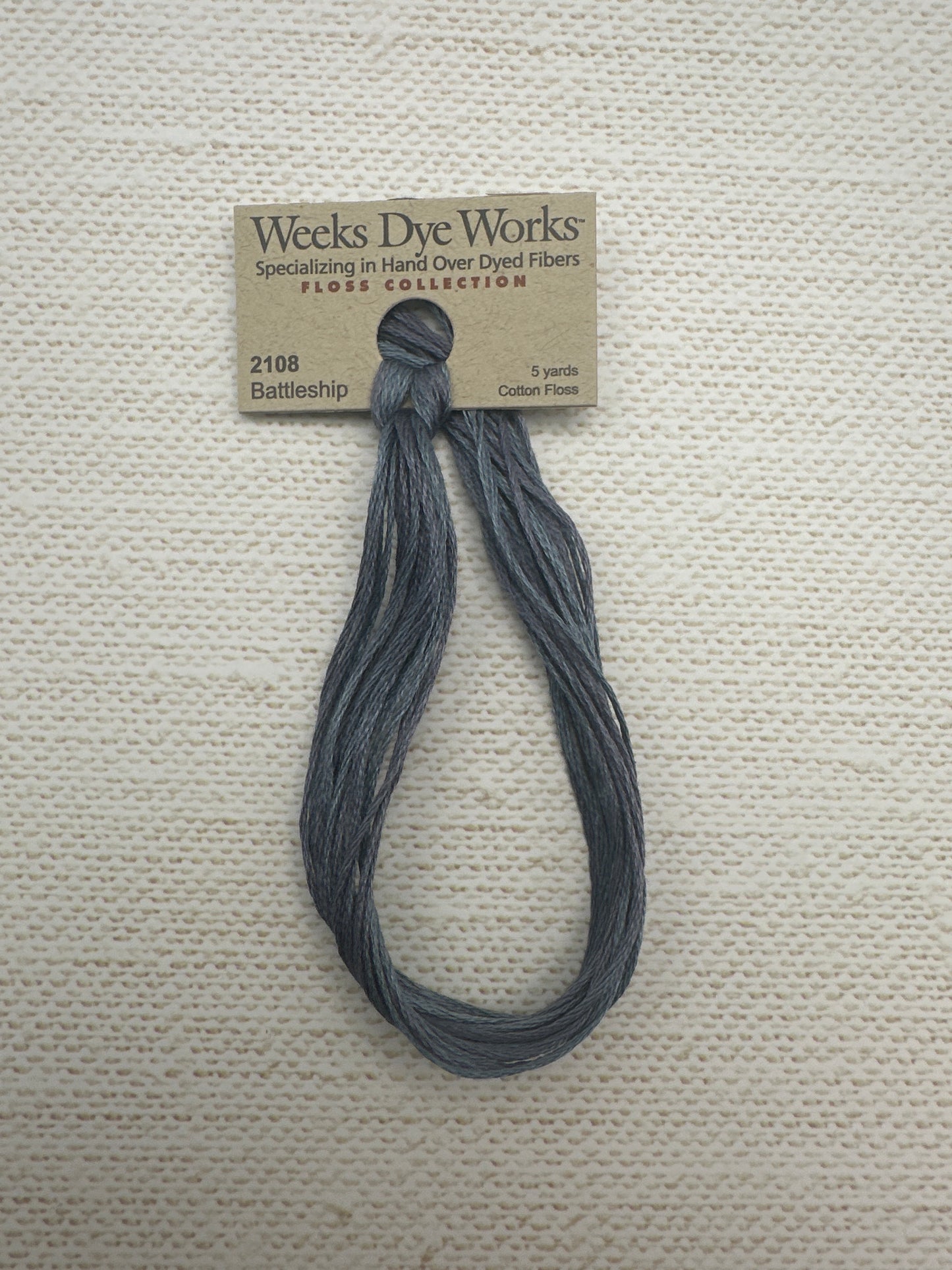 Weeks Dye Works Floss Battleship