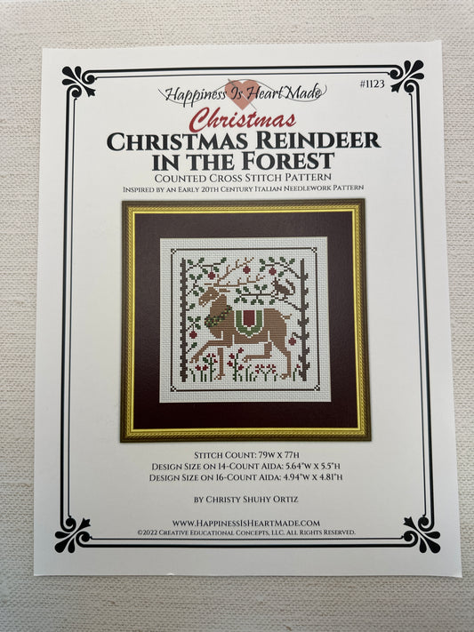 Christmas Reindeer in the Forest