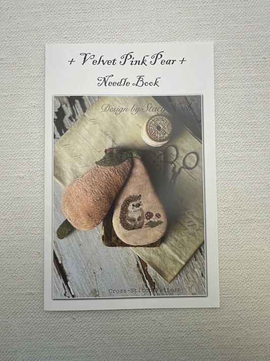 Velvet Pink Pear Needlebook