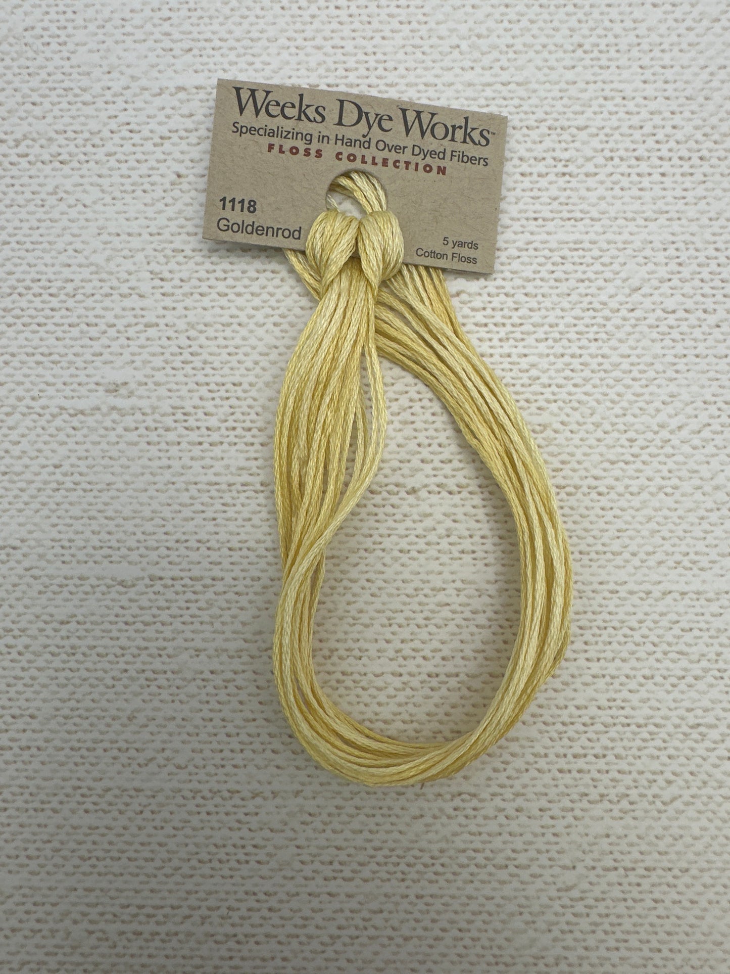 Weeks Dye Works Floss Goldenrod