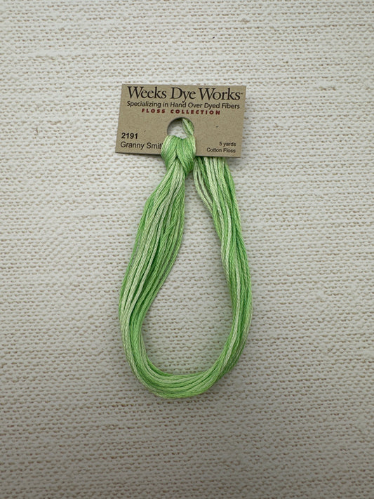 Weeks Dye Works Floss Granny Smith