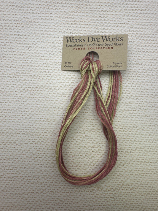 Weeks Dye Works Floss Coleus