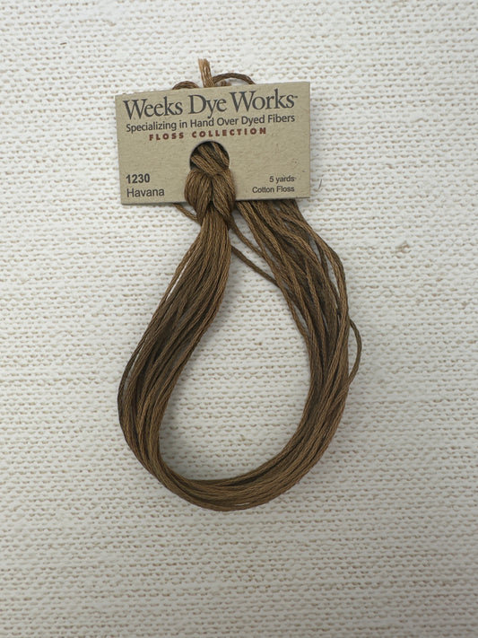 Weeks Dye Works Floss Havana
