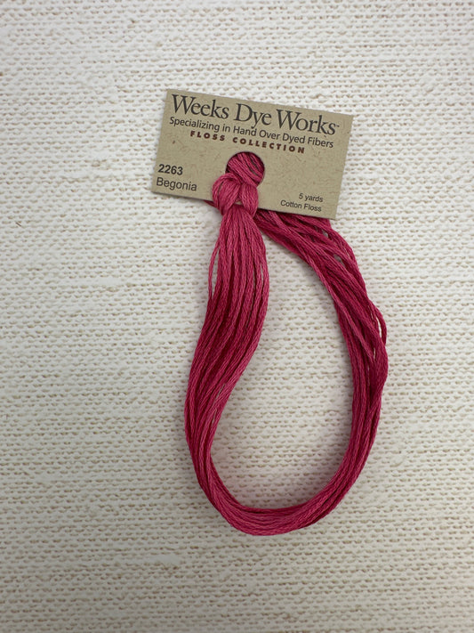 Weeks Dye Works Floss Begonia