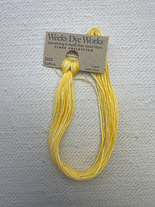 Weeks Dye Works Floss Saffron