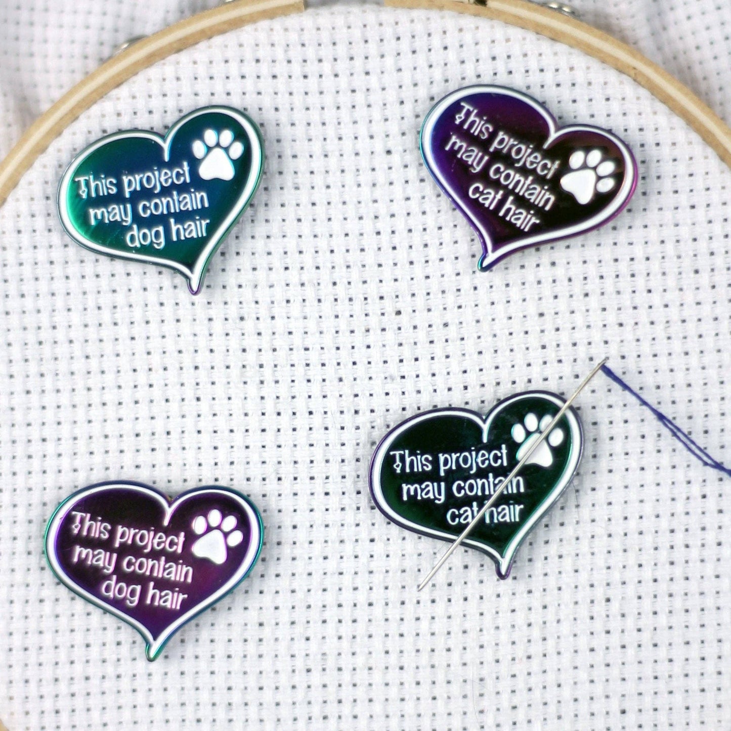 This Project May Contain Dog/Cat Hair Needle minder