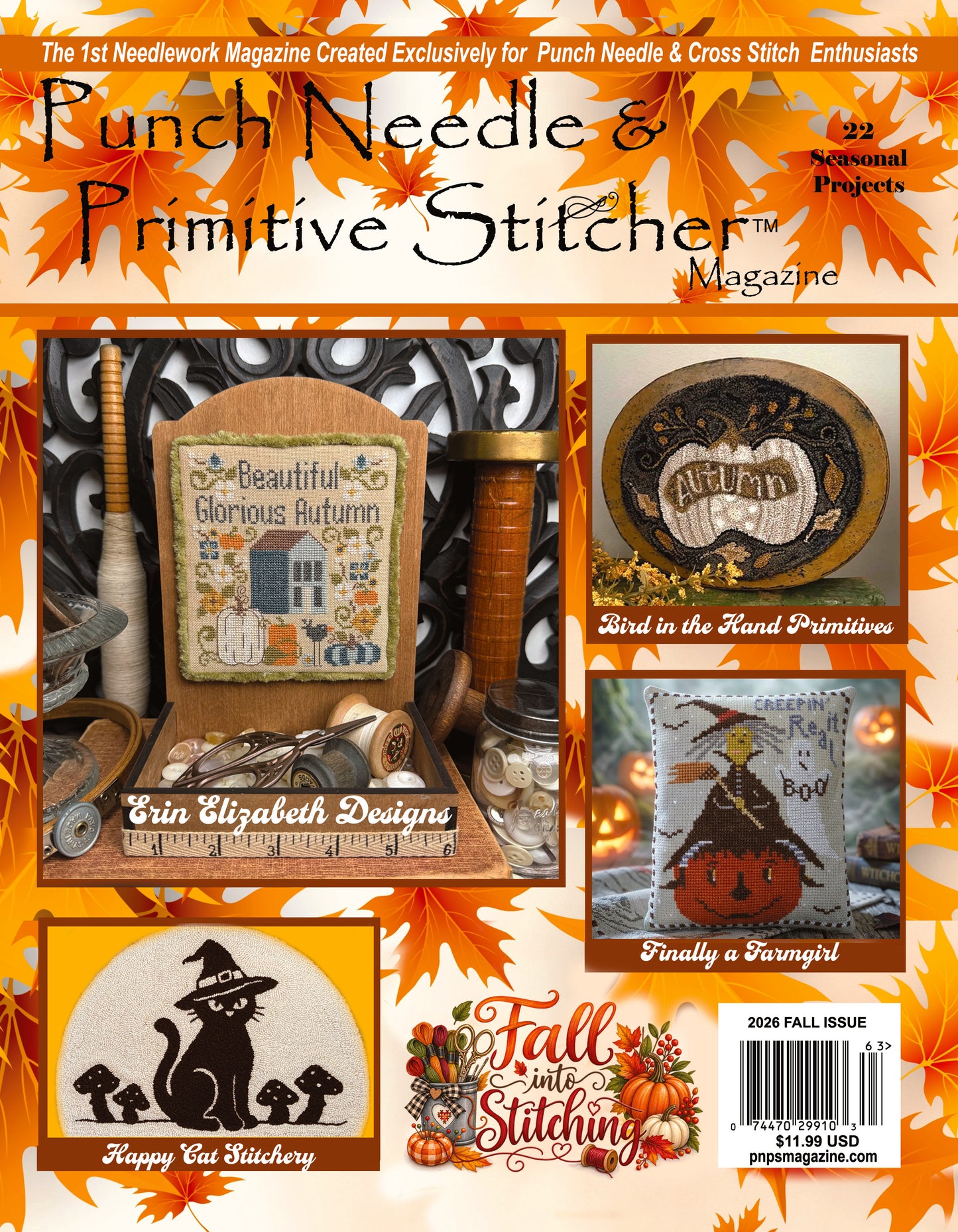 **Pre-order** Fall 2026 Punch Needle & Primitive Stitcher Magazine