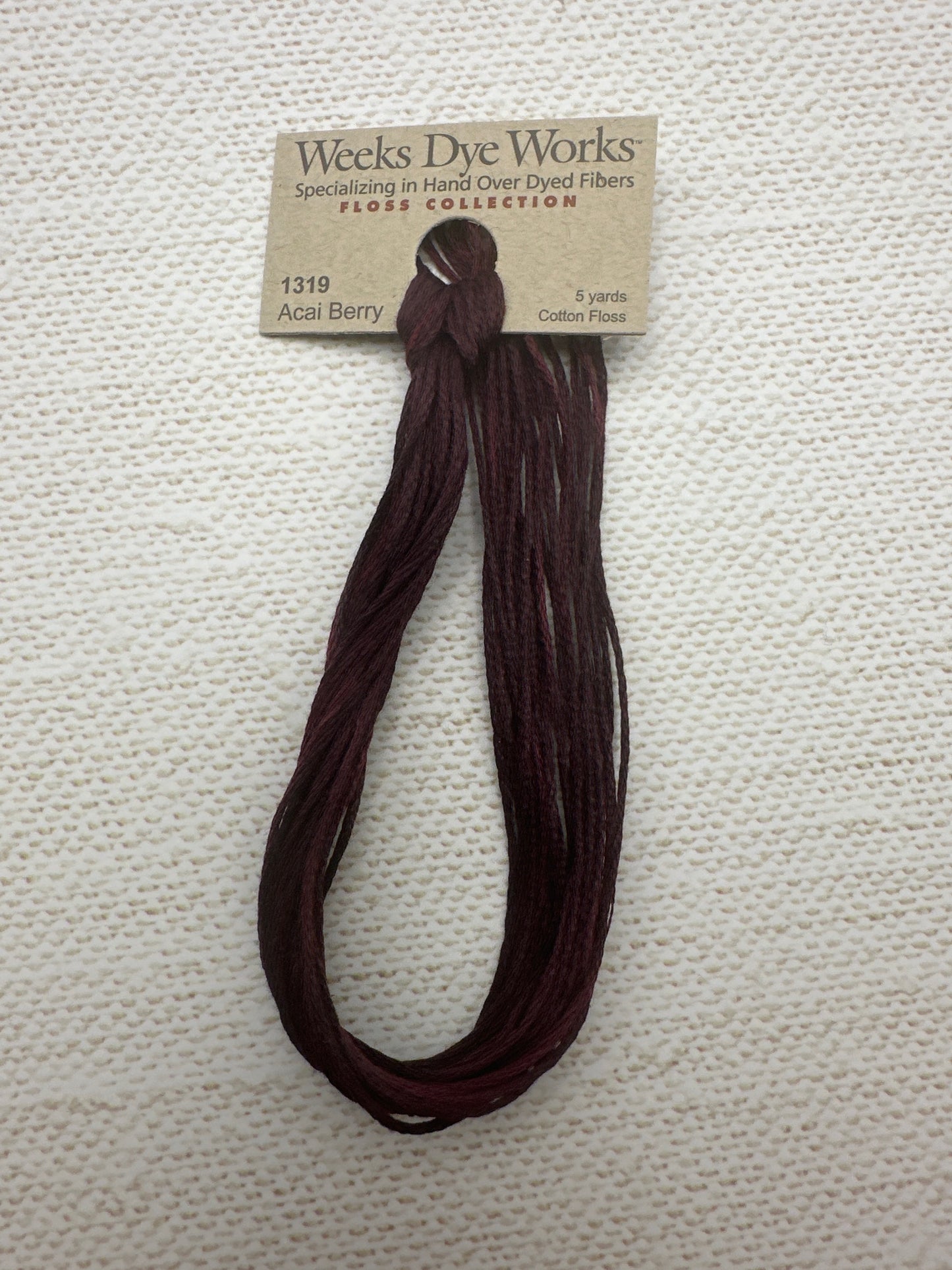 Weeks Dye Works Floss Acai Berry