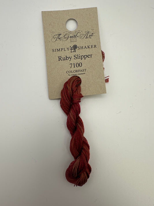 The Gentle Art Simply Shaker Ruby Slipper