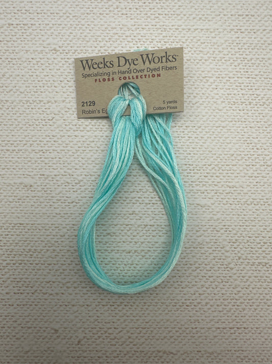 Weeks Dye Works Floss Robin's Egg