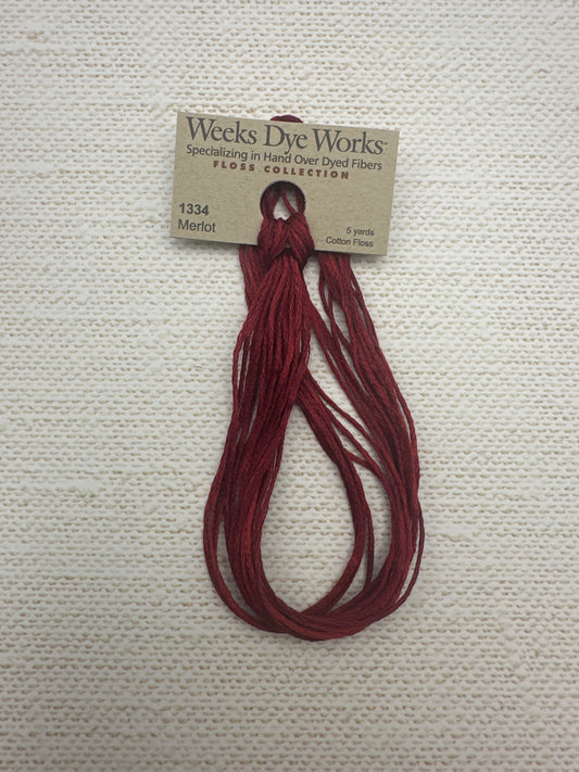 Weeks Dye Works Floss Merlot