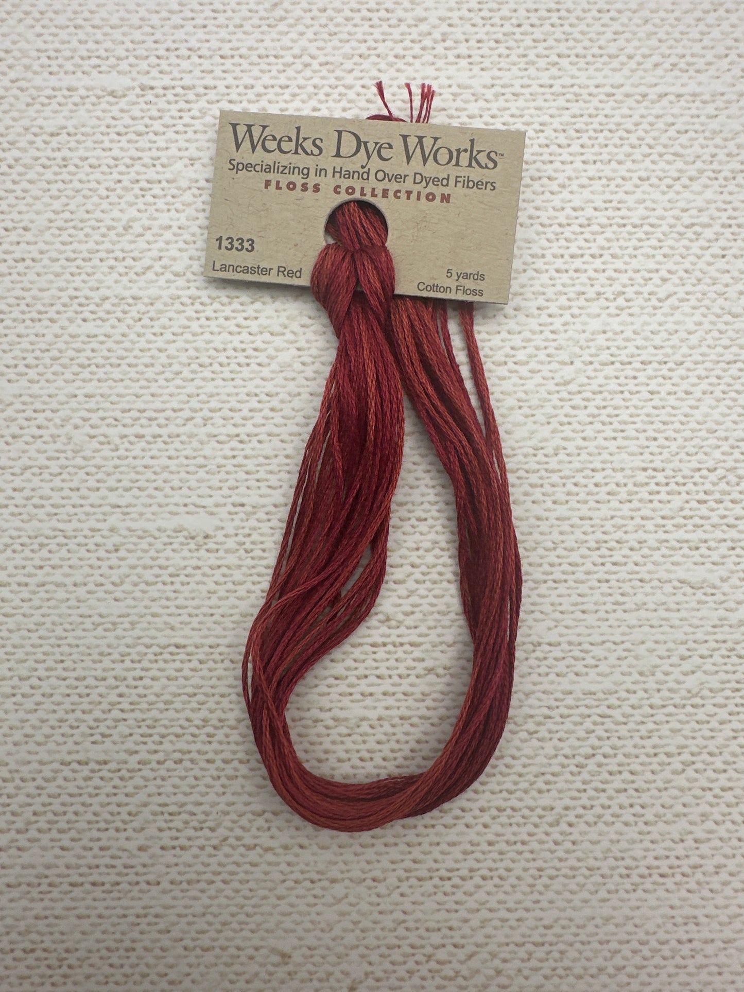 Weeks Dye Works Floss Lancaster Red