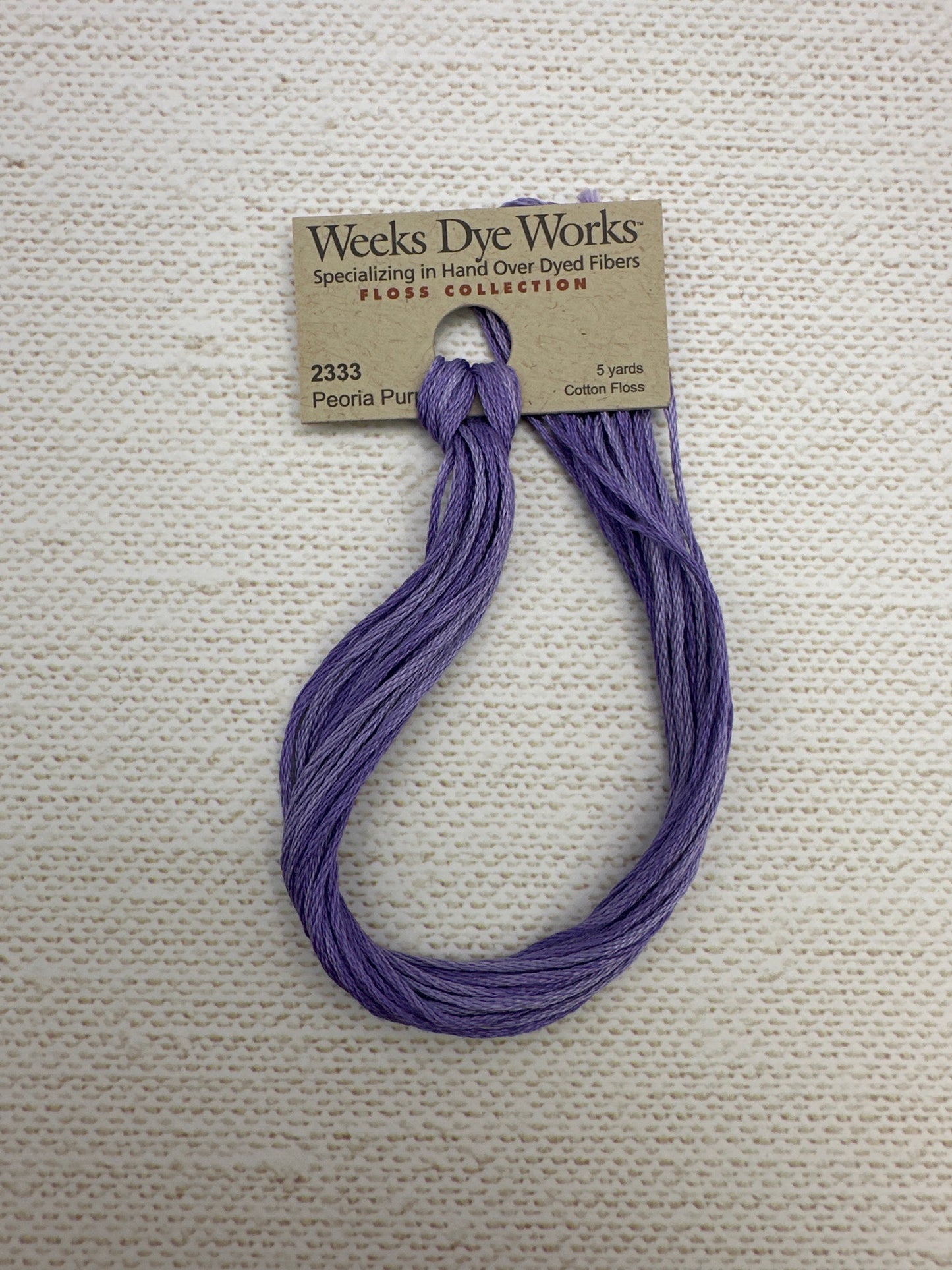 Weeks Dye Works Floss Peoria Purple