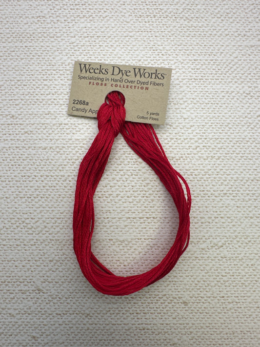 Weeks Dye Works Floss Candy Apple