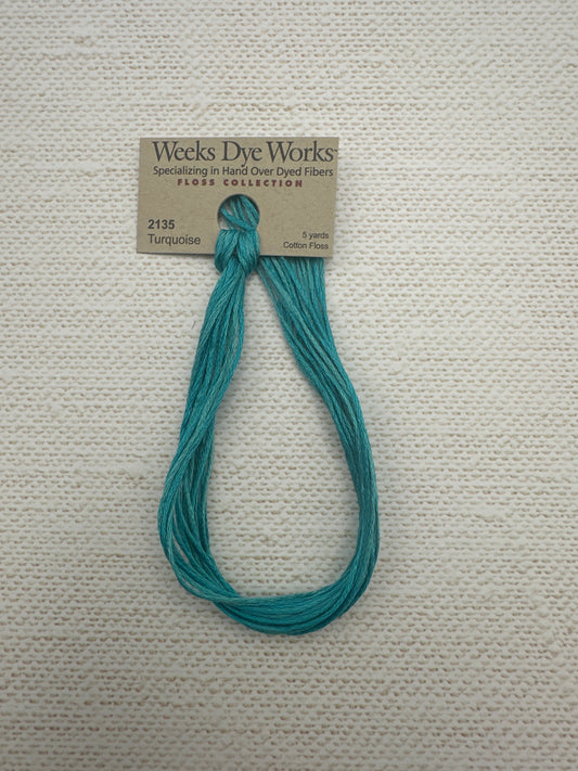 Weeks Dye Works Floss Turquoise