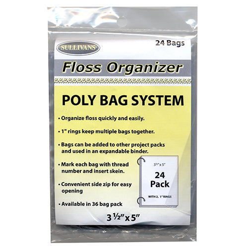 Sullivan's Floss Organizer Bags - 24ct.