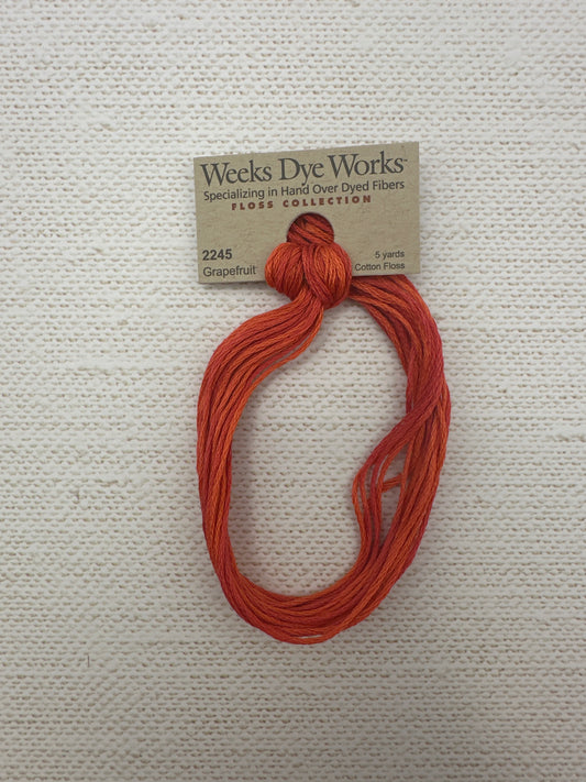 Weeks Dye Works Floss Grapefruit