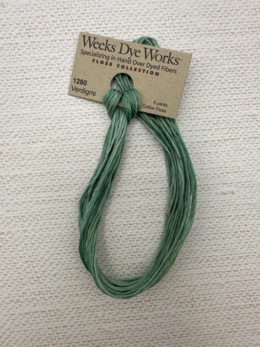 Weeks Dye Works Floss Verdigris