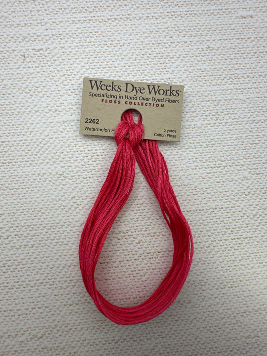 Weeks Dye Works Floss Watermelon Punch