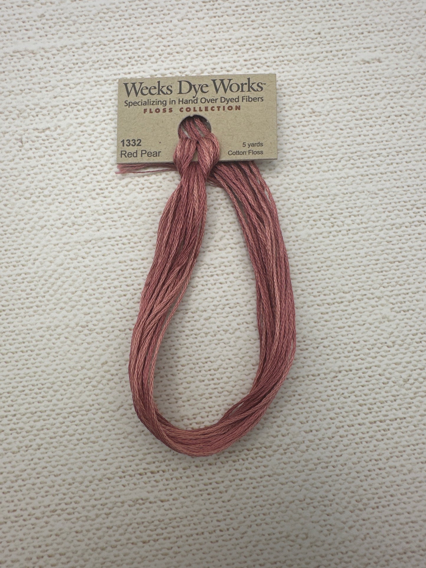 Weeks Dye Works Floss Red Pear