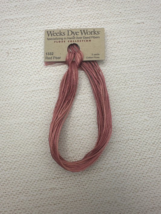 Weeks Dye Works Floss Red Pear