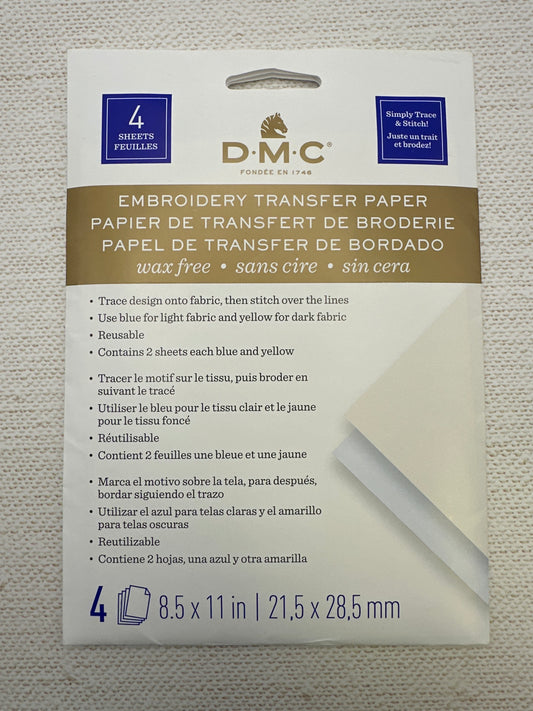 DMC Embroidery Tracing Paper