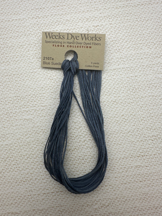 Weeks Dye Works Floss Blue Suede
