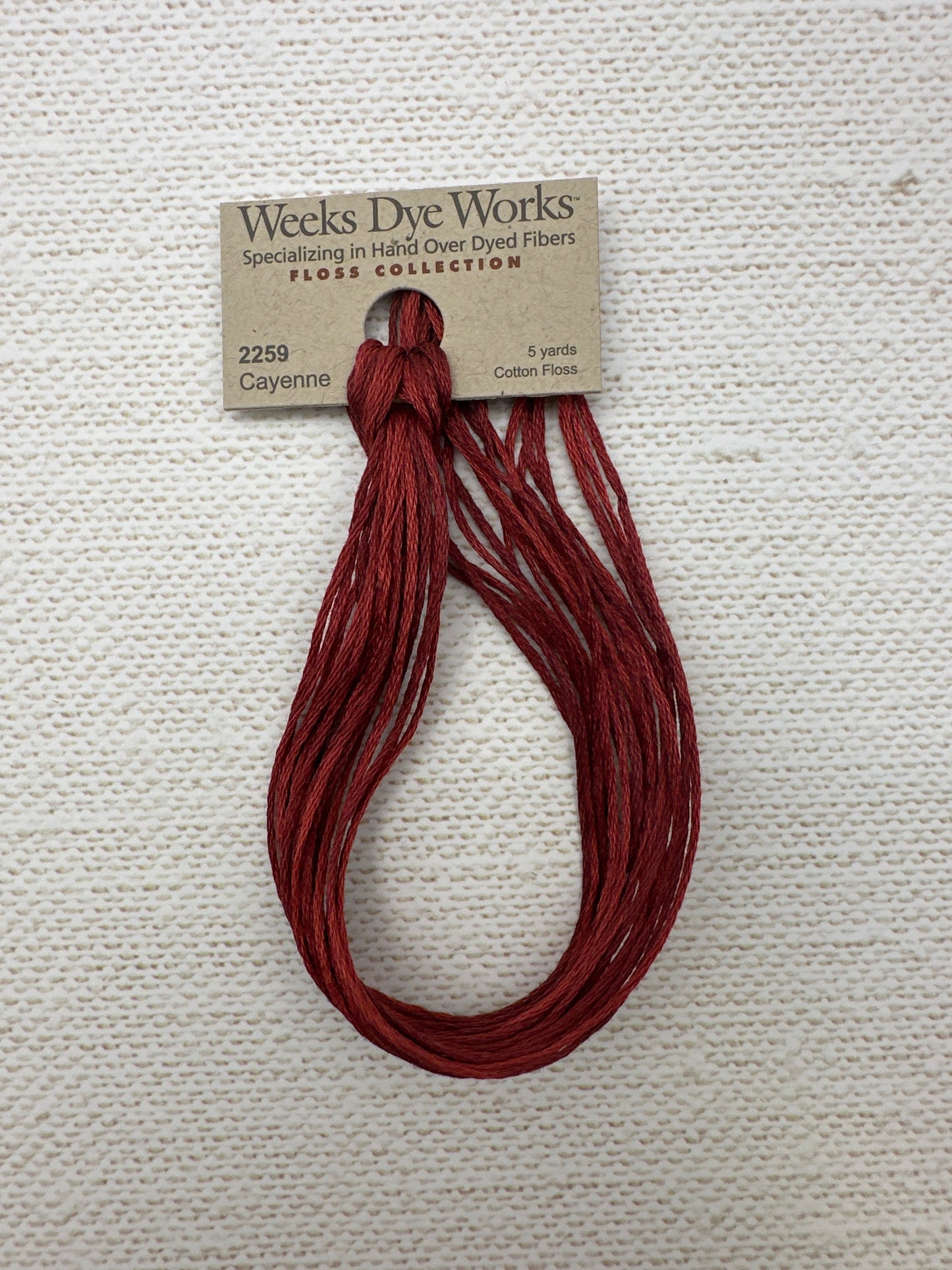 Weeks Dye Works Floss Cayenne