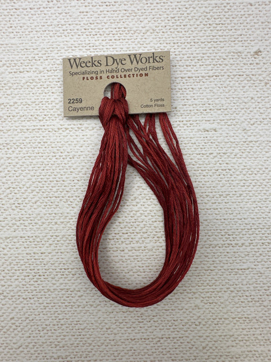 Weeks Dye Works Floss Cayenne