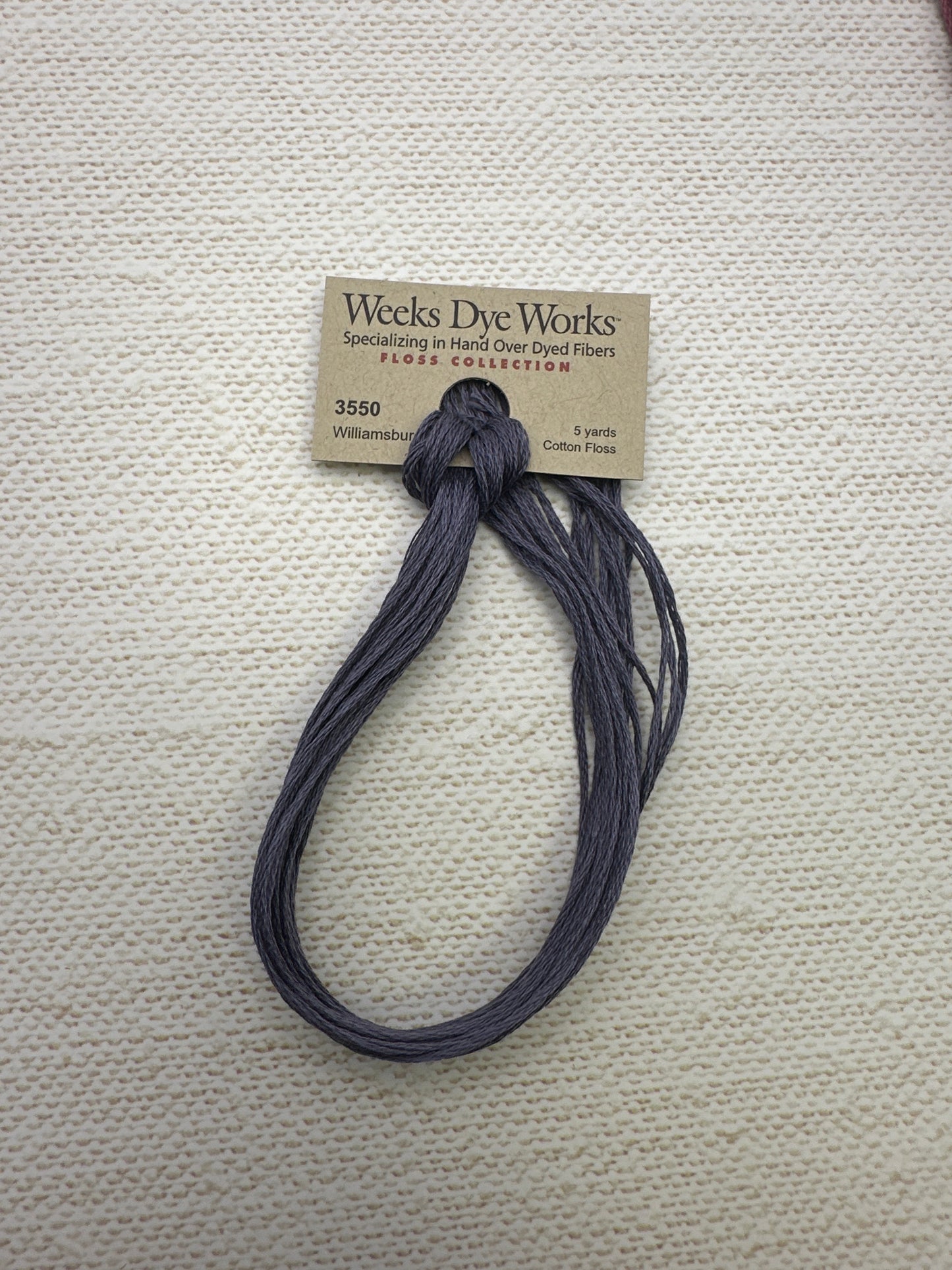 Weeks Dye Works Floss Williamsburg Blue