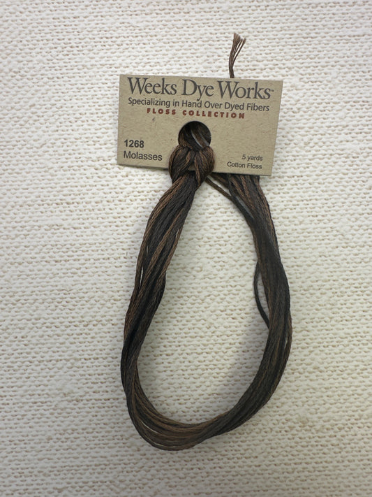 Weeks Dye Works Floss Molasses