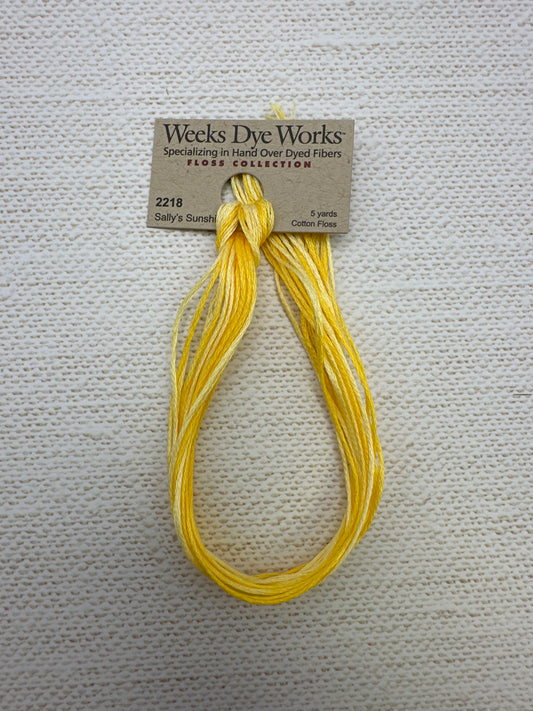 Weeks Dye Works Floss Sally's Sunshine