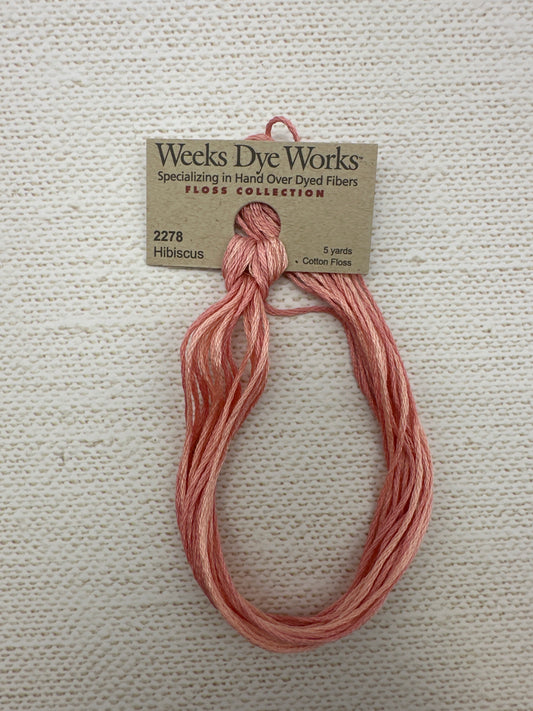 Weeks Dye Works Floss Hibiscus