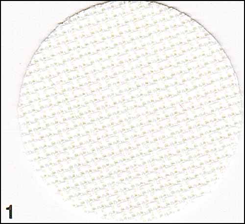 18ct Aida - White - Zweigart