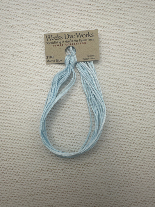 Weeks Dye Works Floss Morris Blue