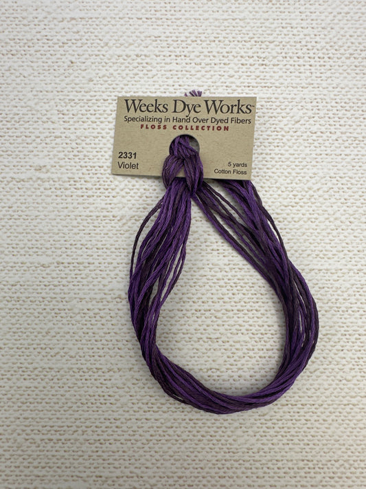 Weeks Dye Works Floss Violet