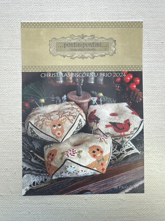 Christmas Biscornu Trio 2024