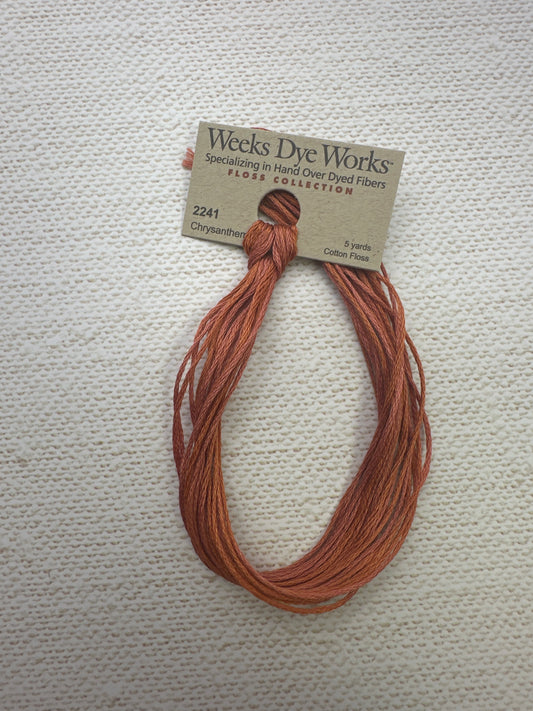 Weeks Dye Works Floss Chrysanthemum