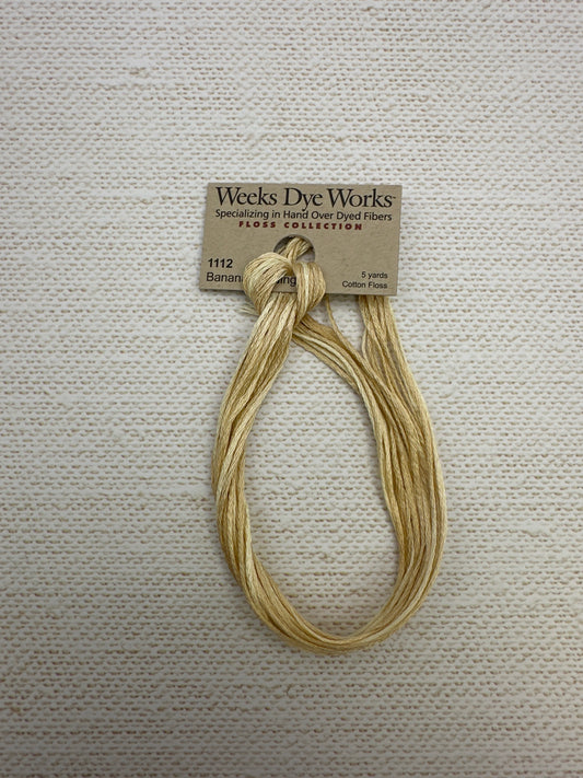 Weeks Dye Works Floss Banana Pudding