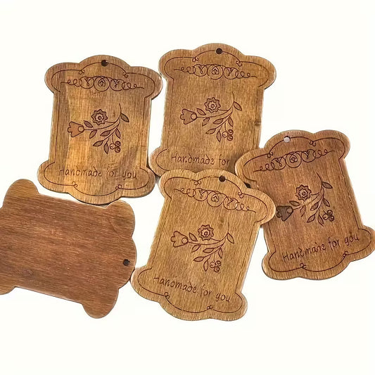 Wooden Thread Spools - 5pc