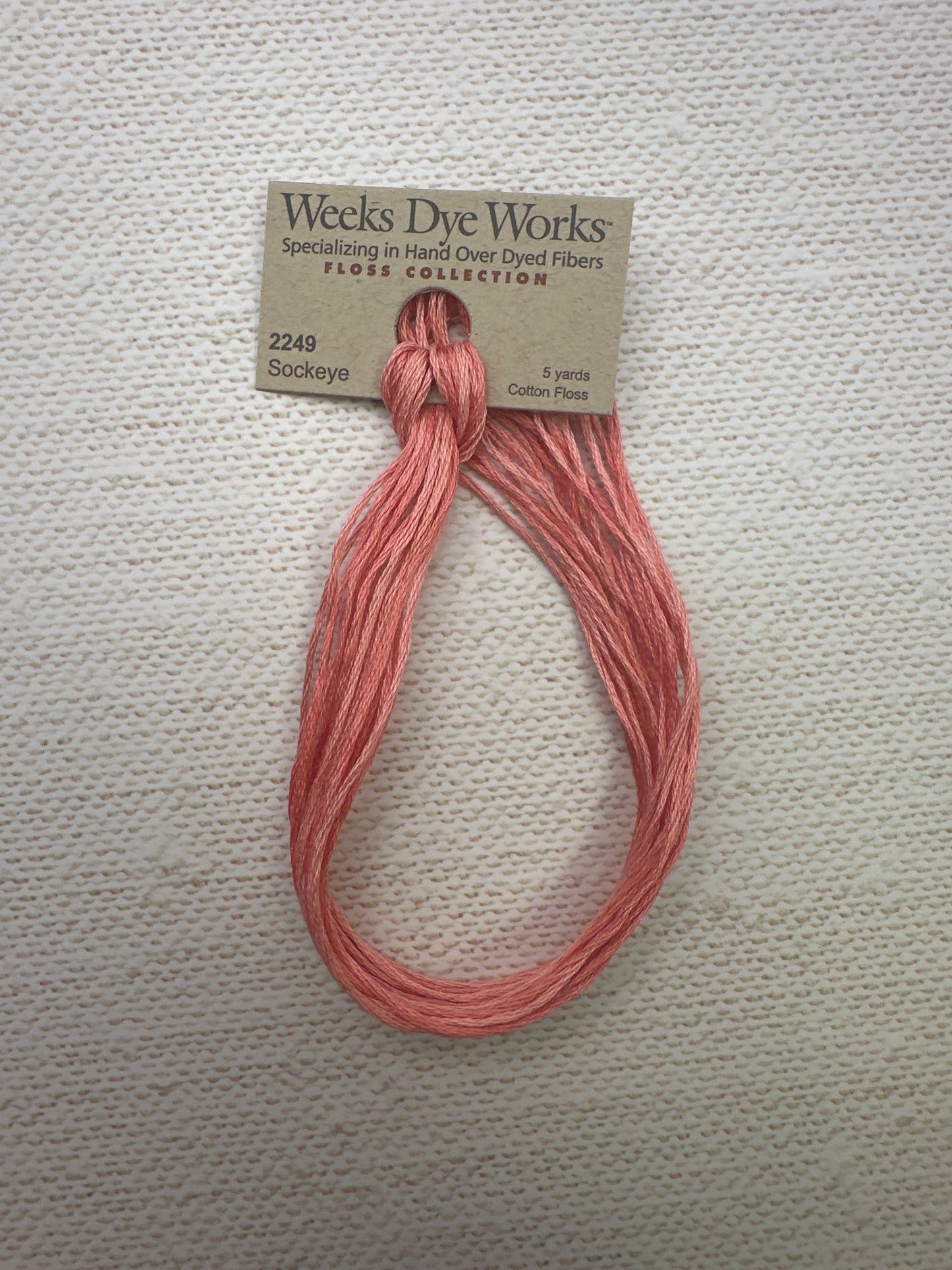 Weeks Dye Works Floss Sockeye