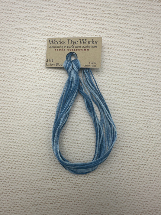 Weeks Dye Works Floss Union Blue