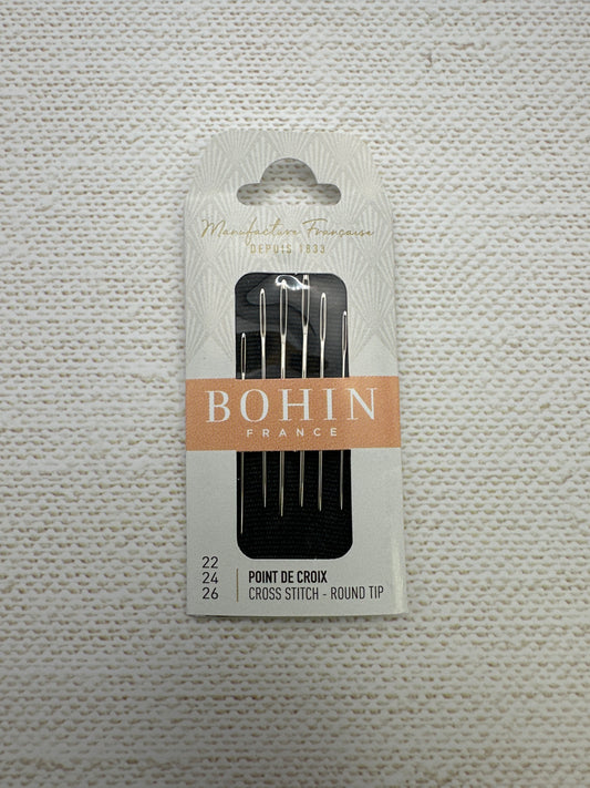 Bohin Tapestry Needles, Sizes 22, 24, 26
