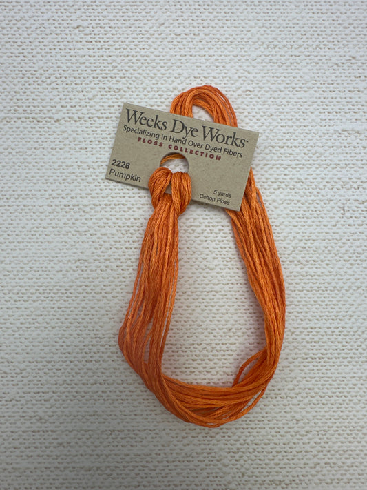 Weeks Dye Works Floss Pumpkin