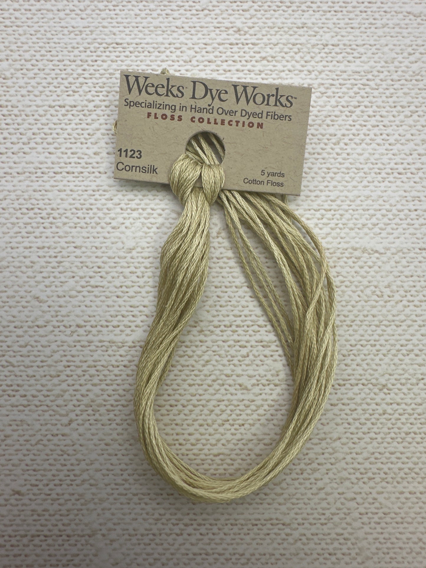Weeks Dye Works Floss Cornsilk